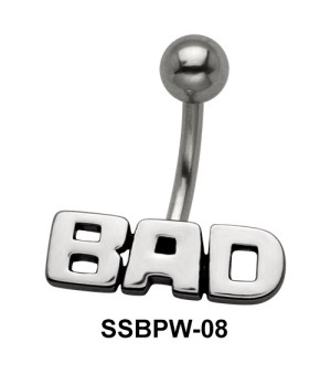 BAD Script Belly Piercing SSBPW-08