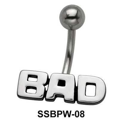 BAD Script Belly Piercing SSBPW-08
