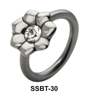 Flower Shaped Belly Piercing SSBT-30