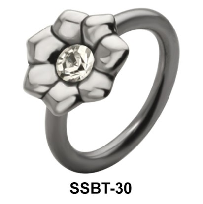 Flower Shaped Belly Piercing SSBT-30