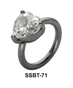 Heart Shaped Belly Piercing SSBT-71