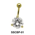 Round Brilliant Belly CZ Crystal SSCBP-01