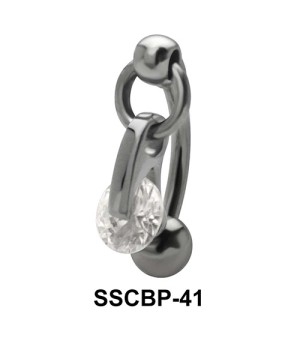 Stone Studded Belly Piercing SSCBP-41