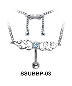 Belly Piercing Chain SSUBBP-03