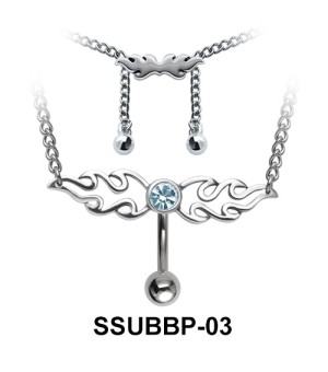 Belly Piercing Chain SSUBBP-03