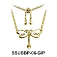 Butterfly with Flower Shaped SSUBBP-06