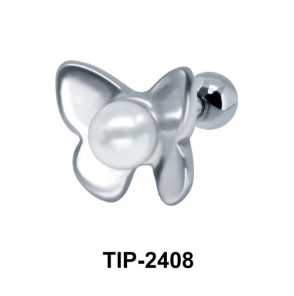Butterfly Pearl Ear Piercing TIP-2408