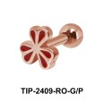 Beautiful Flower Enamel Ear Piercing TIP-2409