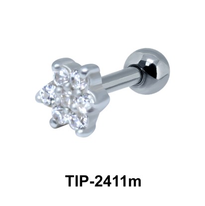 Beautiful Flower Ear Piercing TIP-2411m