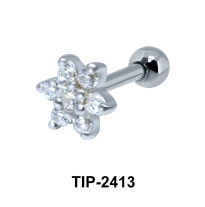 Flower Helix Ear Piercing TIP-2413