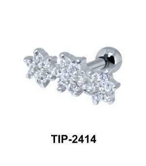 Flower Helix Ear Piercing TIP-2414