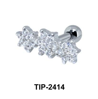 Flower Helix Ear Piercing TIP-2414