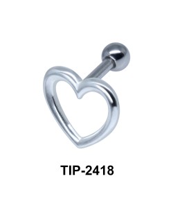 Heart Shaped Helix Ear Piercing TIP-2418