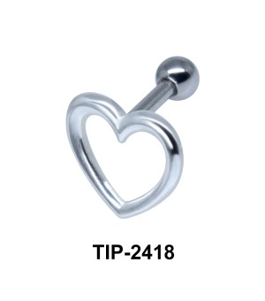 Heart Shaped Helix Ear Piercing TIP-2418