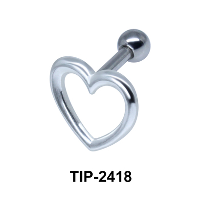 Heart Shaped Helix Ear Piercing TIP-2418