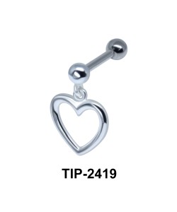 Heart Shaped Helix Ear Piercing TIP-2419