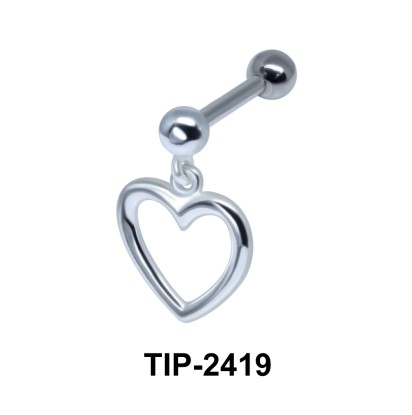 Heart Shaped Helix Ear Piercing TIP-2419