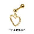 Heart Shaped Helix Ear Piercing TIP-2419