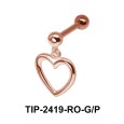 Heart Shaped Helix Ear Piercing TIP-2419