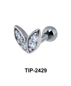 Leaf Shaped Helix Ear Piercing TIP-2429