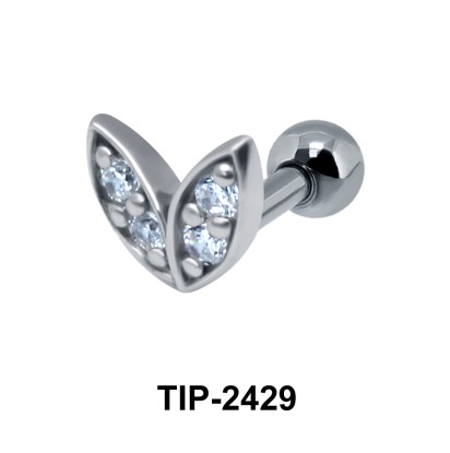 Leaf Shaped Helix Ear Piercing TIP-2429