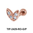 Leaf Shaped Helix Ear Piercing TIP-2429