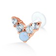 Opal Tragus Piercing TRP-2047