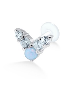 Opal Tragus Piercing TRP-2047