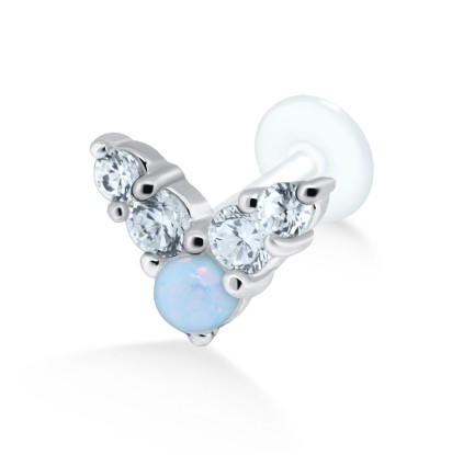 Opal Tragus Piercing TRP-2047