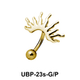 Sunrays Patterned Belly Piercing UBP-23s