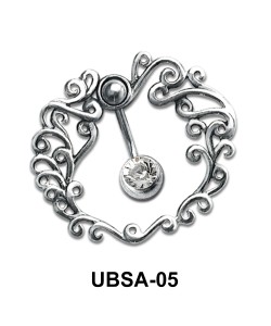 Super Cool Upper Belly Piercing UBSA-05