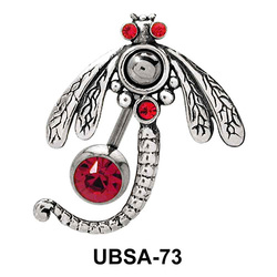 Dragonfly Belly Piercing UBSA-73
