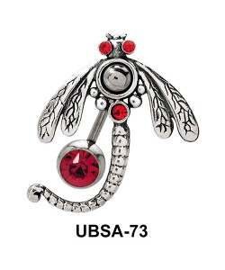 Dragonfly Belly Piercing UBSA-73