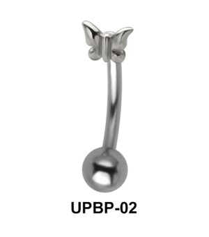 Shining Butterfly Upper Belly Piercing UPBP-02