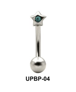 Small Star Upper Belly Piercing UPBP-04