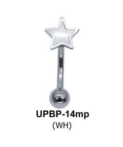 Star Upper Belly Piercing UPBP-14mp