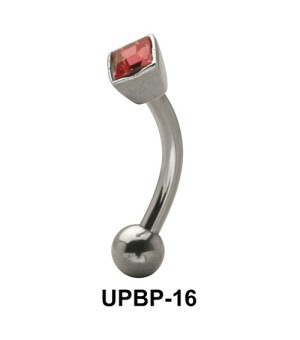 Square Heart Upper Belly Piercing UPBP-16