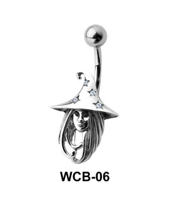 Witch Face Fascinating Belly Piercing WCB-06