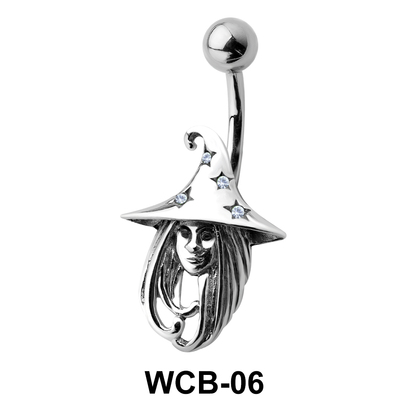 Witch Face Fascinating Belly Piercing WCB-06