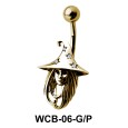 Witch Face Fascinating Belly Piercing WCB-06