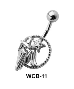 Witch Design Belly Piercing WCB-11