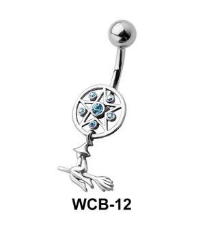 Witch Design Belly Piercing WCB-12