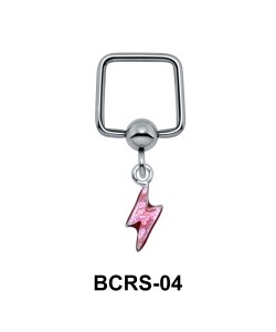 Thunderbolt Shaped Helix Ear Piercing BCRS-04