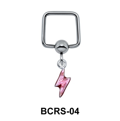 Thunderbolt Shaped Helix Ear Piercing BCRS-04