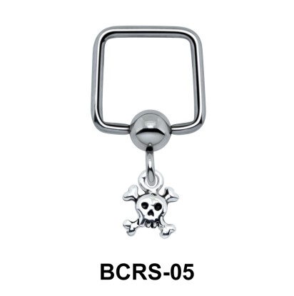 Danger Sign Shaped Helix Ear Piercing BCRS-05