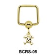 Danger Sign Shaped Helix Ear Piercing BCRS-05