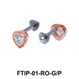 Romantic Passion Helix Ear Piercing FTIP-01