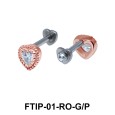 Romantic Passion Helix Ear Piercing FTIP-01