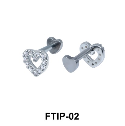 Romantic Passion Helix Ear Piercing FTIP-02