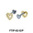 Romantic Passion Helix Ear Piercing FTIP-02